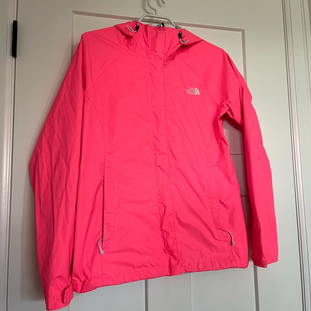 Excellent condition North Face Bright Pink Windbreaker